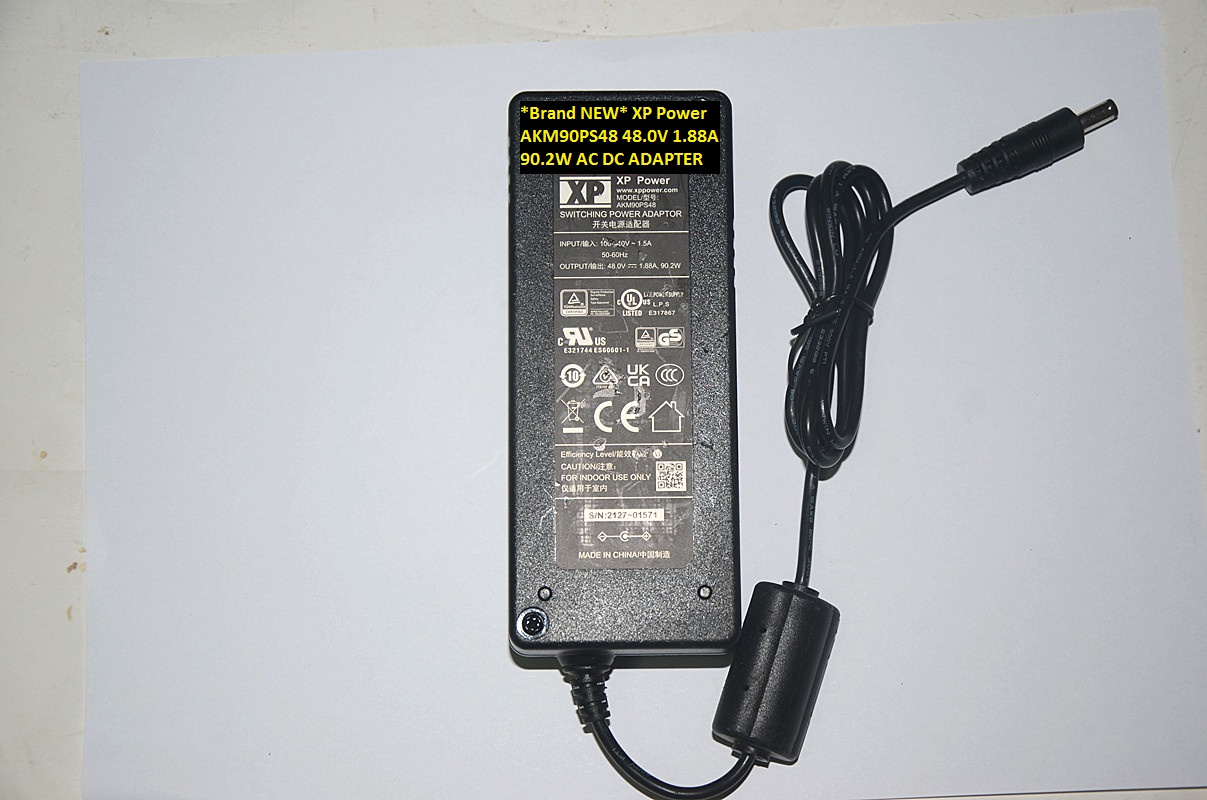 *Brand NEW* 90.2W XP Power 48.0V 1.88A AKM90PS48 AC DC ADAPTER - Click Image to Close
